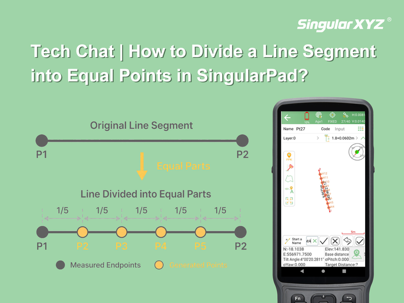 Tech Chat | Szakasz felosztása egyenlő távolságú pontokra a SingularPadben