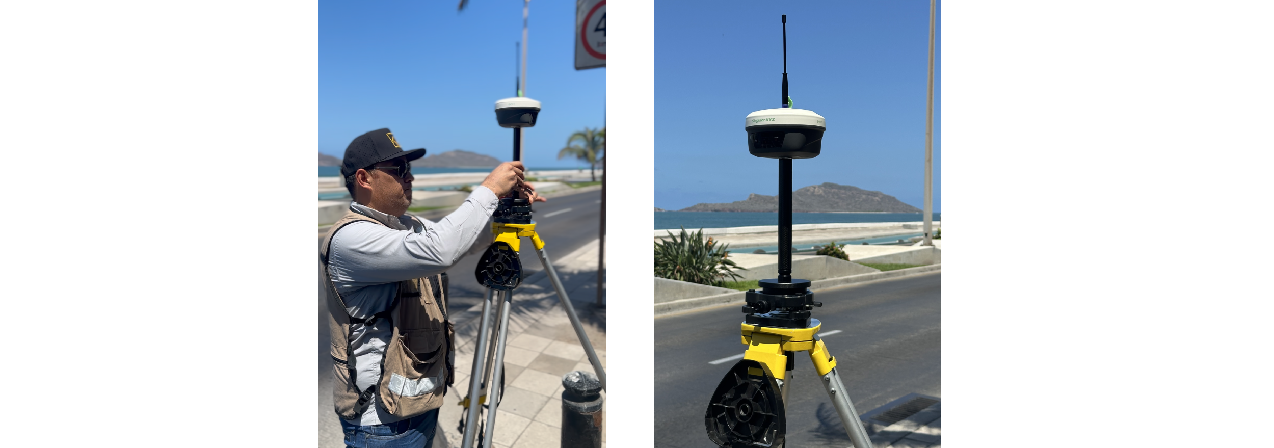 GNSS-bázisállomás felállítása a tengerpart közelében