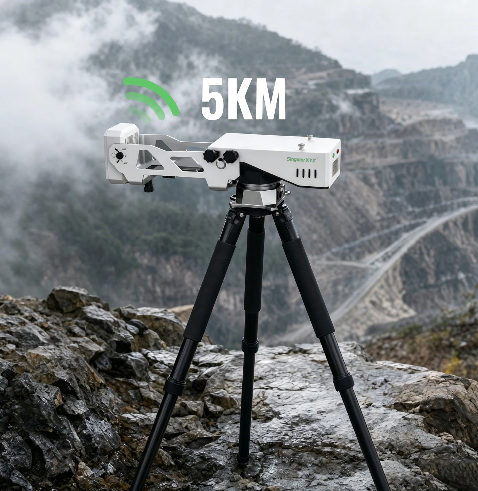 Nagy hatótávolságú monitoring, akár 5 km-ig Nagy hatótávolságú monitoring, akár 5 km-ig
