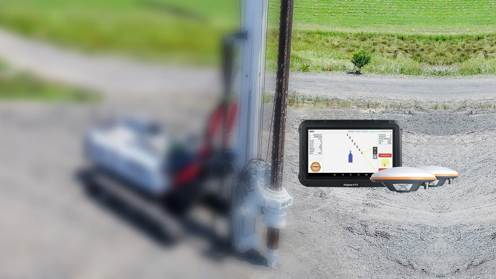 SP100 GNSS CÖLÖPÖZÉSI RENDSZER SP100 GNSS CÖLÖPÖZÉSI RENDSZER