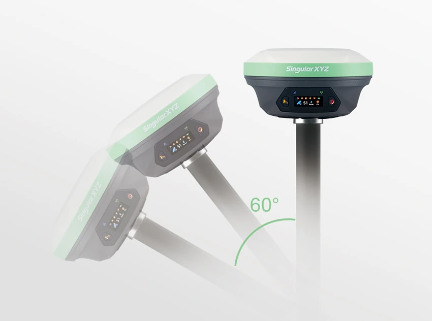 Dőléskompenzált mérés az X1 Pro GNSS-vevővel