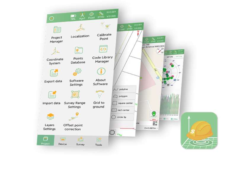 SingularPad terepi felmérőszoftver